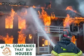 water damage on ceiling